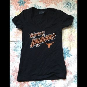 Woman’s Black Texas Longhorns V-Neck